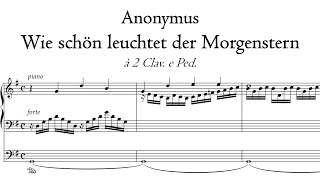 Chorale Prelude "Wie schön leuchtet der Morgenstern" - Stralsund, Hauptwerk