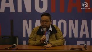 #PHVote: James Jimenez explains gunshot at PICC