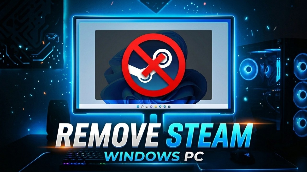 How to Uninstall Steam from Windows PC - YouTube