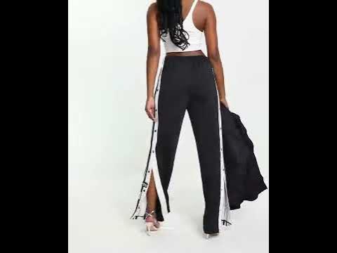 side popper track pants