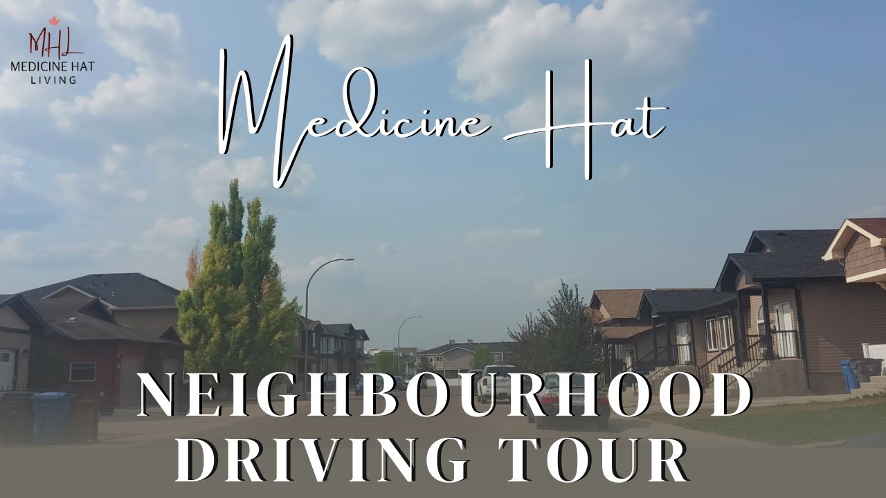 Driving Tour Southridge Neighbourhood in Medicine Hat, AB 🇨🇦