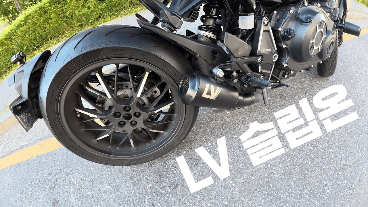 폭염 속 머플러교체🥵☀️ / CB1000R / 4K