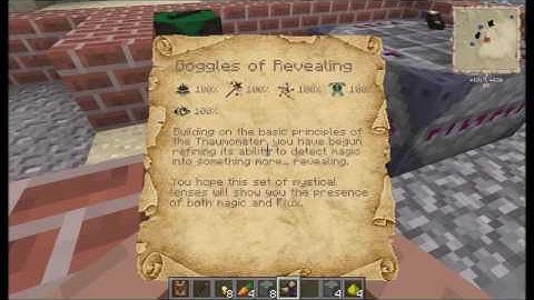 FTB: Unleashed Thaumcraft 3 07 Tutorial Warded Blocks & Goggles of Revealing