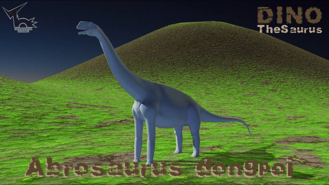 Dino TheSaurus Model A005 Abrosaurus dongpoi YouTube
