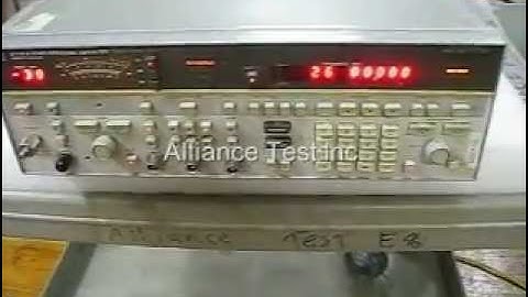 8673B, Agilent $2,750 from Alliance Test!