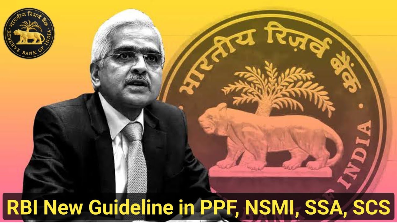 RBI New Guideline in ( PPF, Sukanya Samridhi Account) || Indian Government New Rul in PPF, MIS, RD