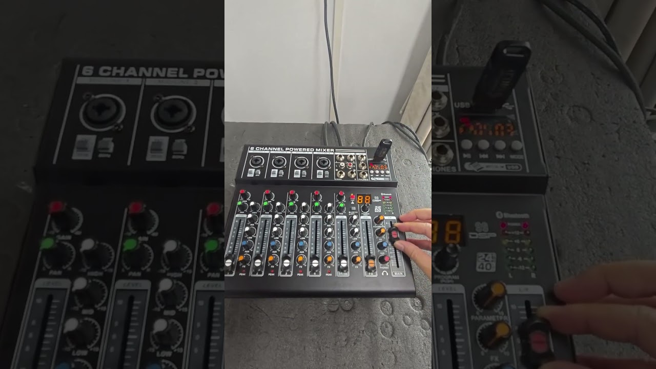 FK-6P FK-P Powered Mixer Review: 170W Amp, 99 FX, USB Record, Bluetooth, 48V Phantom Power