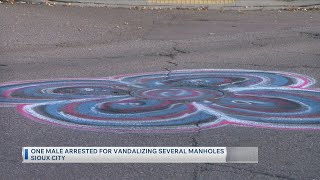 One Male Arrested For Vandalizing Several Manholes