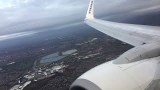 Ryanair Boeing 737-800 Landing At Manchester Airport