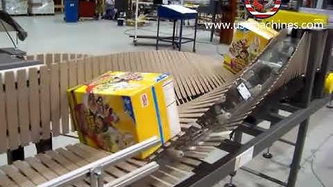 Customized conveyer belt deilivery carton box case direction changing conveyor