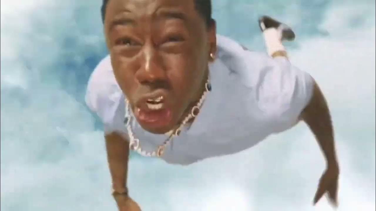 MEME TEMPLATE] Tyler the Creator falling from the sky Green Screen - Tyler  skydiving in the JUGGERNAUT Music Video : r/tylerthecreator