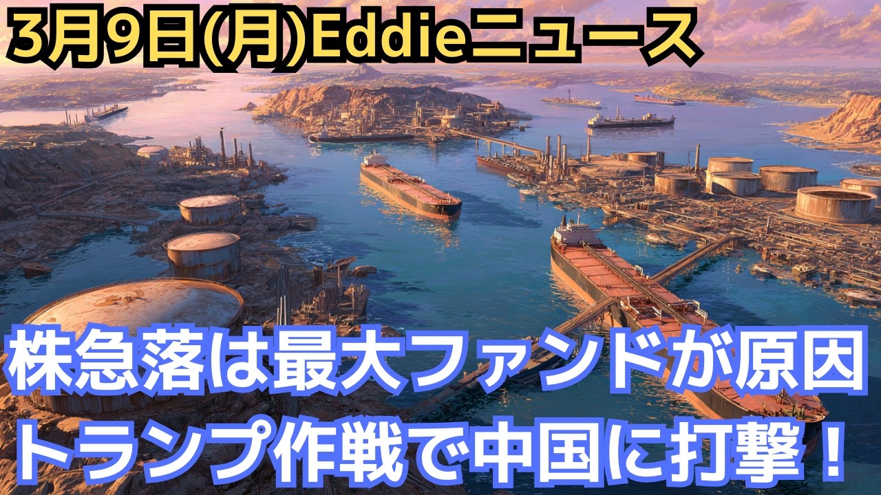 ブラックマンデーか？　月曜株価急落の原因は世界最大ファンドのブラックロックの先週末の対応！　トランプ政権の狙い通り中国に影響が出始める！原油高・円安で日本大ピンチ！？