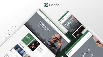 Introducing Finatic: All-inclusive Financial Website Template