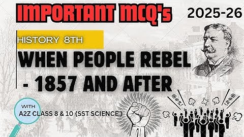 Class 8 History Chapter 5 | Most Important MCQs for Exams 2025 #class8history #historymcq #study 