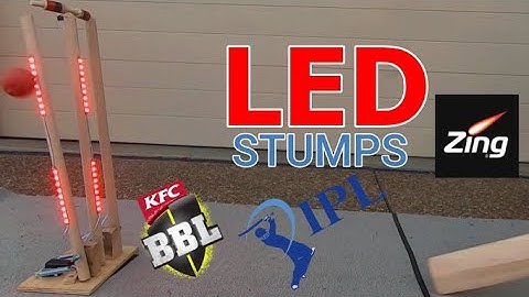 Upgrade cricket stumps into LIGHT UP STUMPS! | LED Wicket Stumps | JL