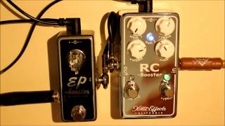 Xotic Booster Shootout - EP Booster vs. RC Booster V2 (HD) Resimi
