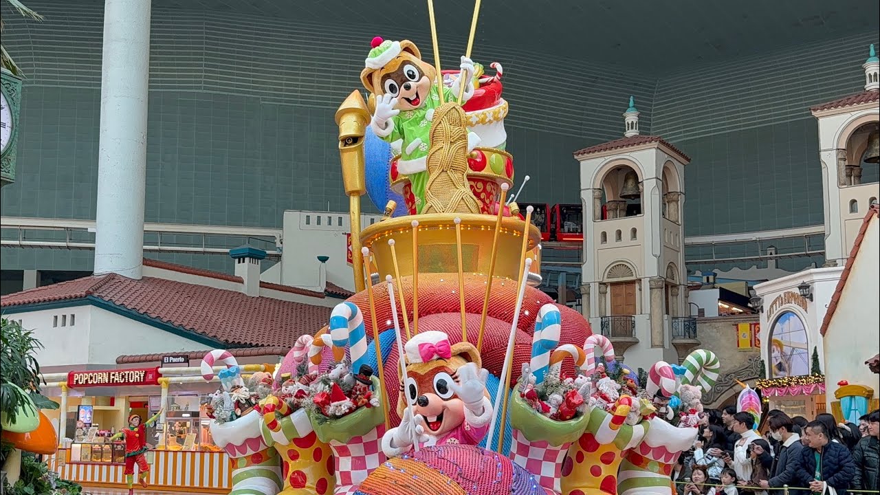 [4K | 주간 Full Ver.] 20251118 롯데월드 해피 크리스마스 퍼레이드 Lotte World Happy Christmas Parade