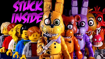 FNaF STUCK INSIDE - Music Video IN LEGO | Five Nights at Freddy