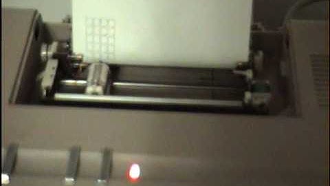 Commodore 1520 plotter printer power up sequence