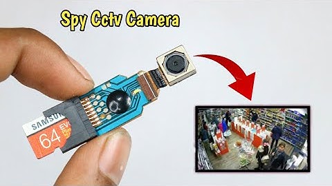 How To Make Spy Cctv Bluetooth Camera - With Old Camera