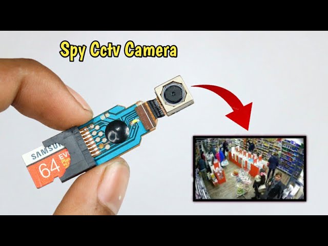 How To Make Spy Cctv Bluetooth Camera - With Old Camera 