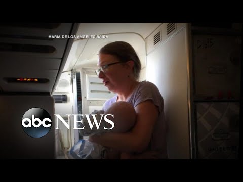 Mom claims baby lost consciousness on delayed flight