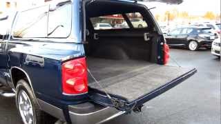 2005 Dodge Dakota Laramie 4WD, Patriot Blue - Stock# 606630 - Interior, rear