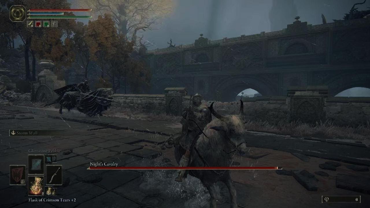 ELDEN RING Knights Cavalry Boss Fight (Cheese) YouTube