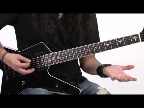 Lick of the Day - Gus G - Fluid D Dorian Legato Run