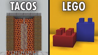 35 FORMAS BIZARRAS de CONSTRUIR en tu MUNDO de Minecraft