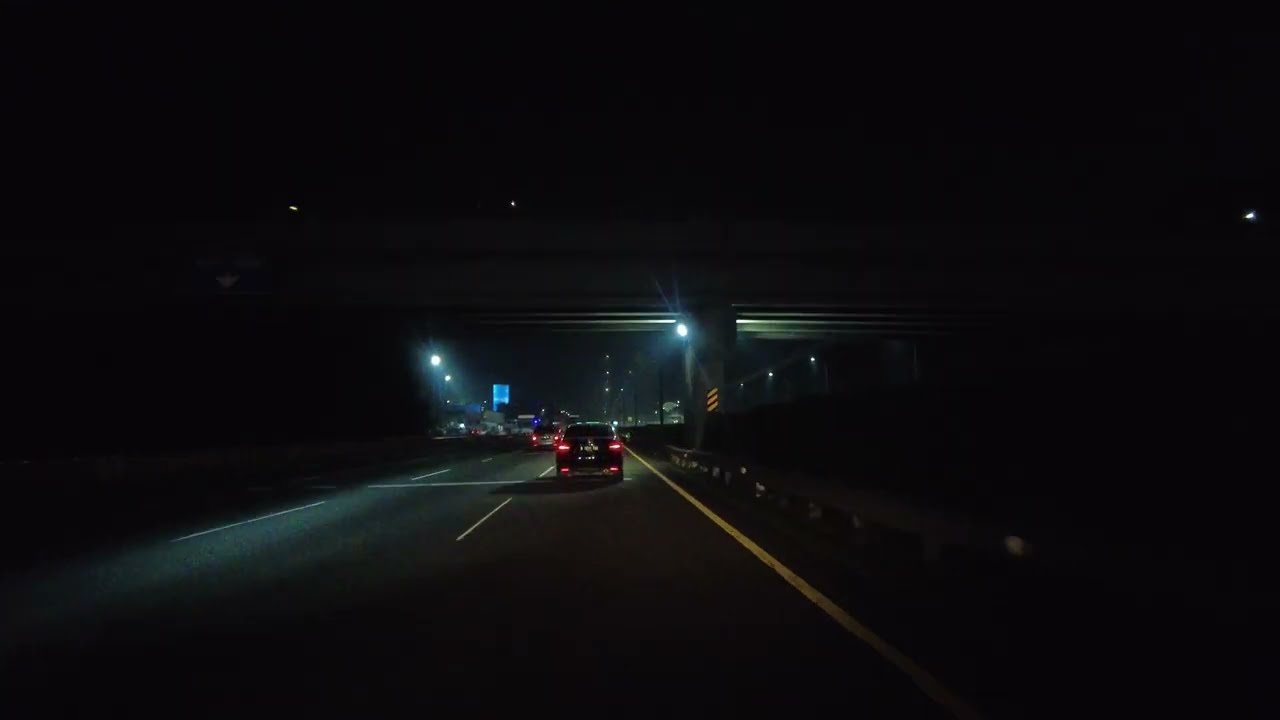 4K Night Driving From Cawang East Jakarta to Cimanggis Depok via Jagorawi Toll Road❗️Indonesia