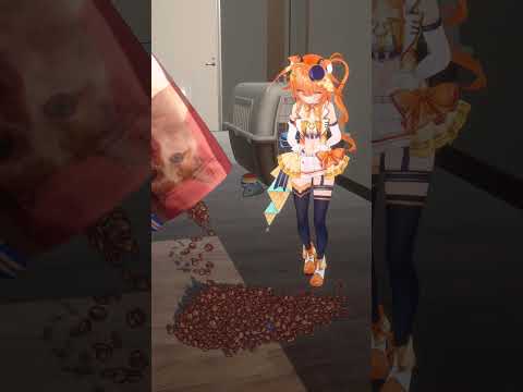 Be careful not to give your cat too much food! #vtuber #shorts