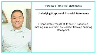 Intermediate Accounting - Lesson 1.2 - Purpose of Financial Statements