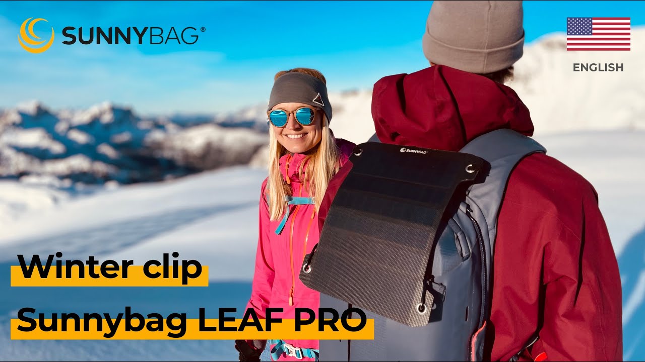 Sunnybag LEAF PRO Winterclip English - Flexible solar charger 