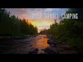 BEACH CAMPING | RIVER SUNSET