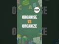 Organise vs Organize – Which One Is Correct? 🤔