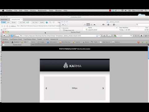 Karma Email Template