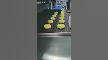 Automatic cookie panning system machine #automatic cookie tray machine #bakery