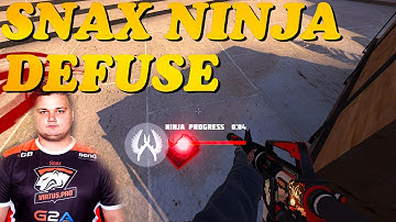 CS:GO - Snax 1vs5 Ninja Defuse (Sneaky Beaky Like, Funny Moments, Insane Pro Play)