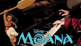 Moana : How Far I'll Go - Epic Piano Solo Cover | Leiki Ueda