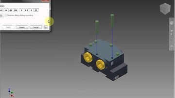 mô phỏng lắp ghép trong inventer