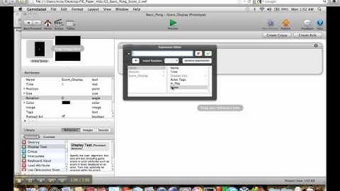 GameSalad: Basic pong - keeping score (part 2 of 2)