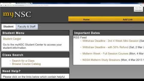 Tutorial How To Withdraw from Class