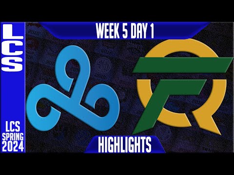 C9 vs FLY Highlights | LCS Spring 2024 Week 5 Day 1 | Cloud9 vs FlyQuest
