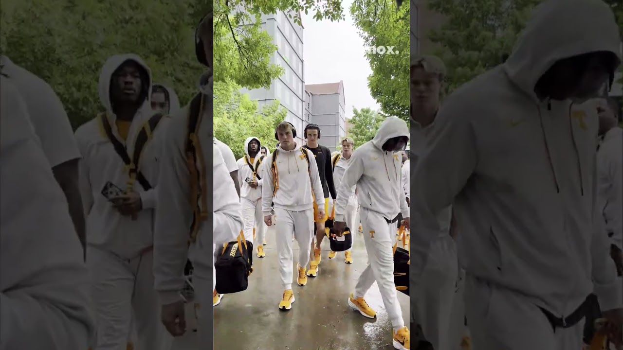 Tennessee Vol Walk for ETSU home opener 