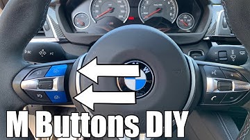 DIY BMW M buttons on the steering wheel install (M1 and M2): easy mod for M2, M3, M4 F80, F82, F87