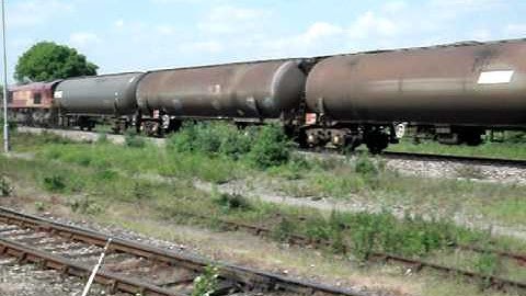 DB Schenker Class 66 Number 66200 Passing Didcot Parkway On A Oil Tank Working