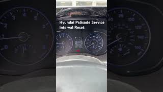 Hyundai Palisade Service Reset #hyundai #hyundaipalisade #shortsfeed #shortvideo #shorts #short