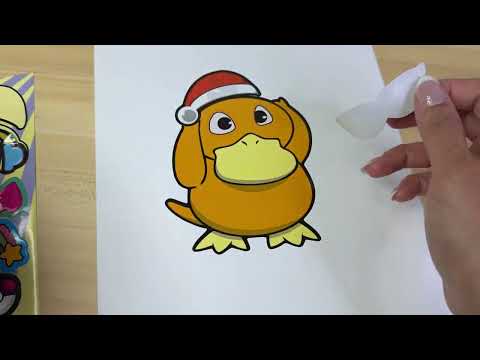 Making a Zyduck Pokemon DIY Sticker