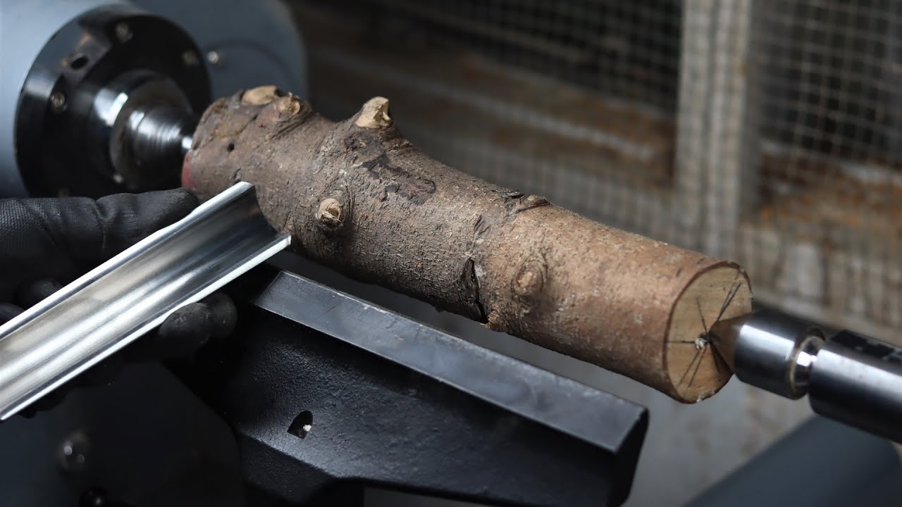 Woodturning - A Cherry Log